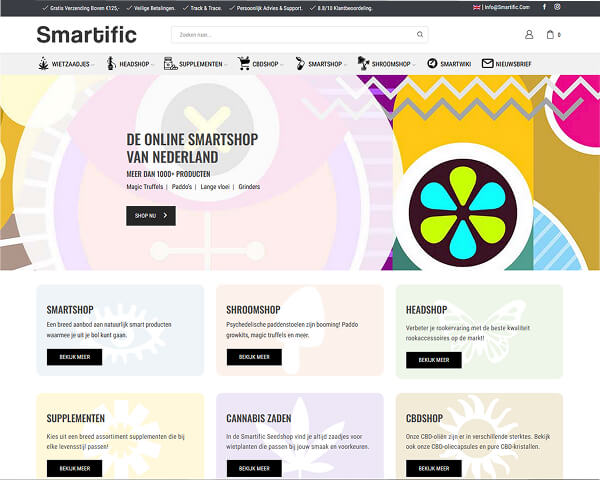 smartific main screen
